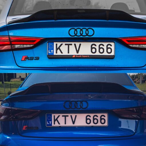 Audi RS3 with rear holders