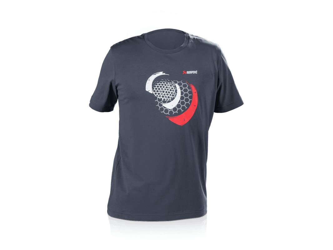 Akrapovič Lifestyle T-shirt Mesh Men's Blue-Grey - OPSHOLDERS Akrapovič Lifestyle T-shirt Mesh Men's Blue-Grey