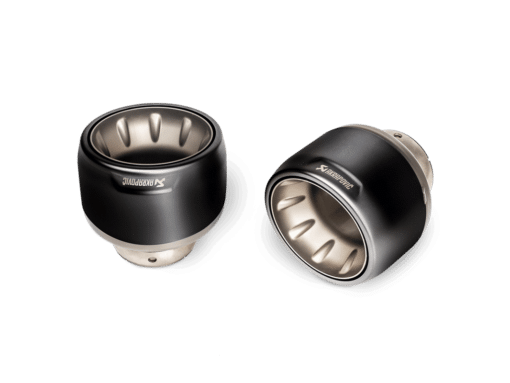 Akrapovič Tail pipe set (Titanium) - Black | 718 Cayman GT4 / Spyder