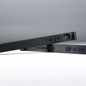 Black USA number plate holders with mounting point in the top - OPSHOLDERS