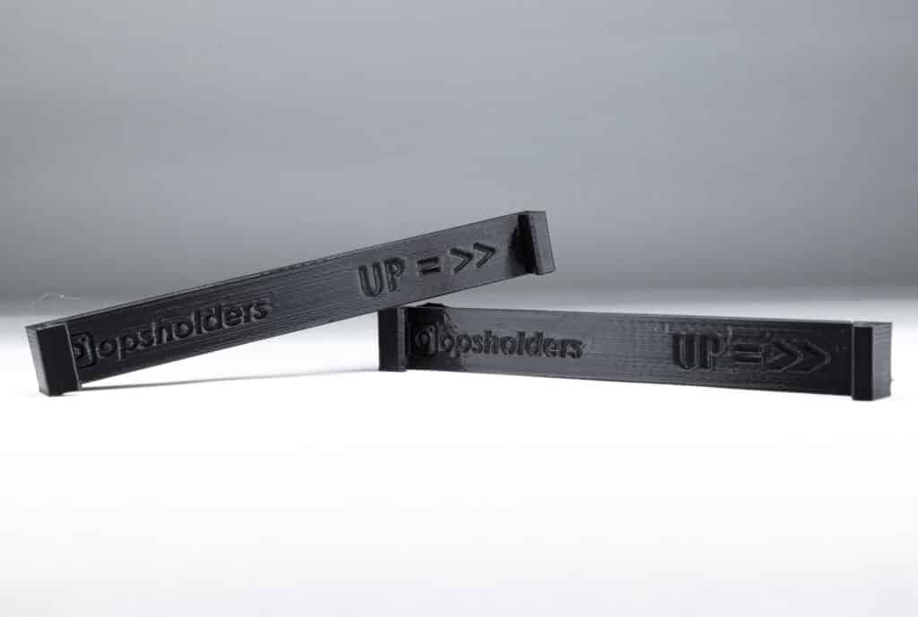 Black Zip tie number plate holders front - OPSHOLDERS