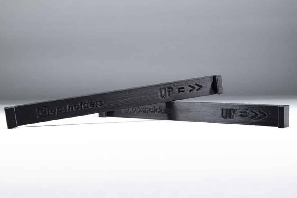 USA BlackZip tie number plate holders front - OPSHOLDERS