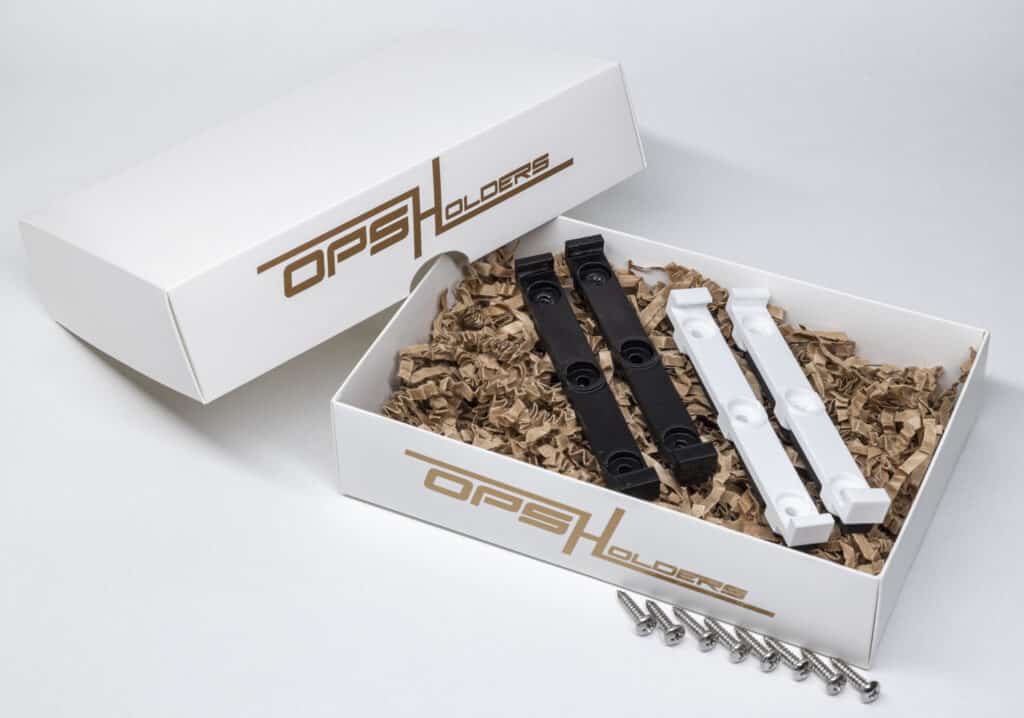 Universal number plate holders packing