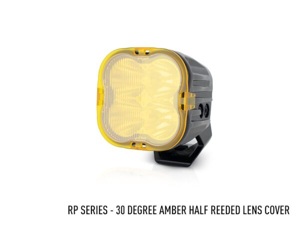 Lazer Amber Half-Reeded Lens - 30 Degrees (RP Series/Utility-80 HD)