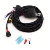 Lazer Single-Lamp Harness Kit - Long with Switch (Low Power, 12V)