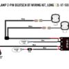Lazer Two-Lamp Harness - with Switch (Utility Series, 12V)