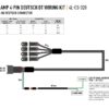 Lazer Four-Lamp Harness Kit - with DT04-08 Connector (Carbon-6 Gen3, 12V)