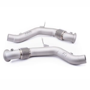 Keller Ferrari 488 GTB/PISTA Titanium Cerakote Downpipes