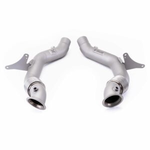 Keller Ferrari 488 GTB/PISTA Titanium Cerakote Downpipes