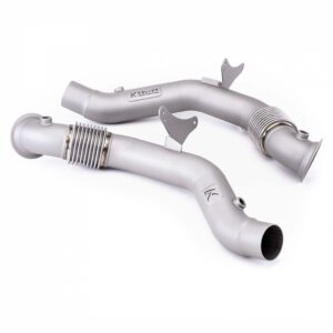 Keller Ferrari 488 GTB/PISTA Titanium Cerakote Downpipes