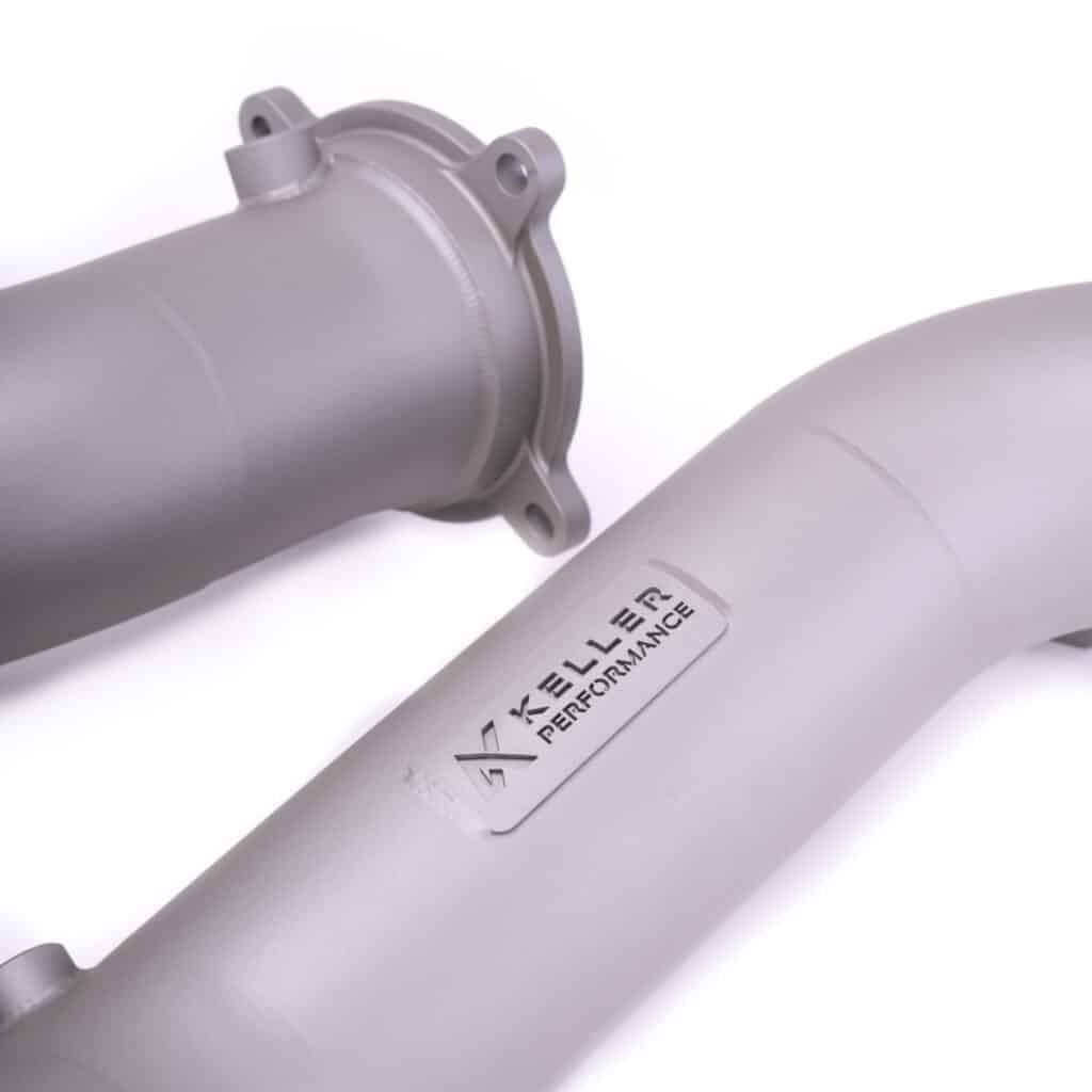Keller Mclaren 720S Titanium Cerakote Downpipes