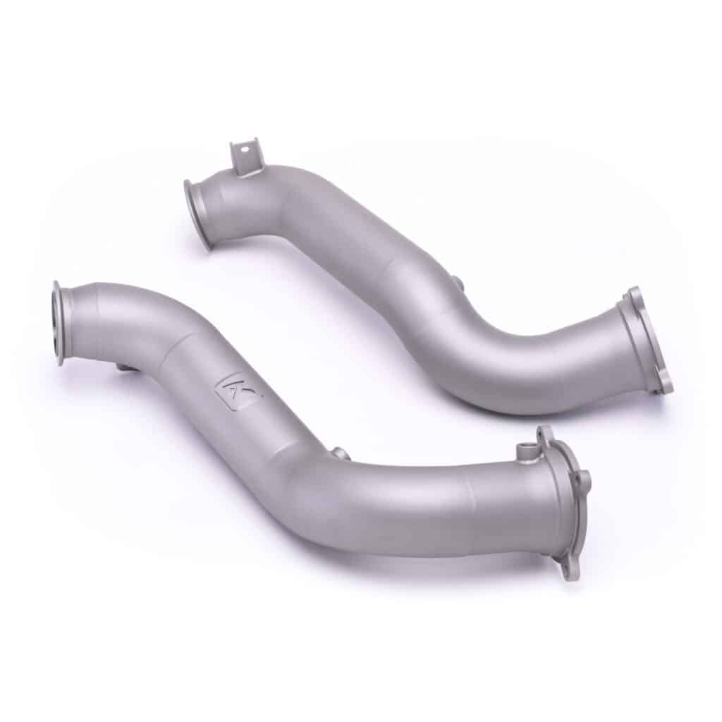 Keller Mclaren 720S Titanium Cerakote Downpipes