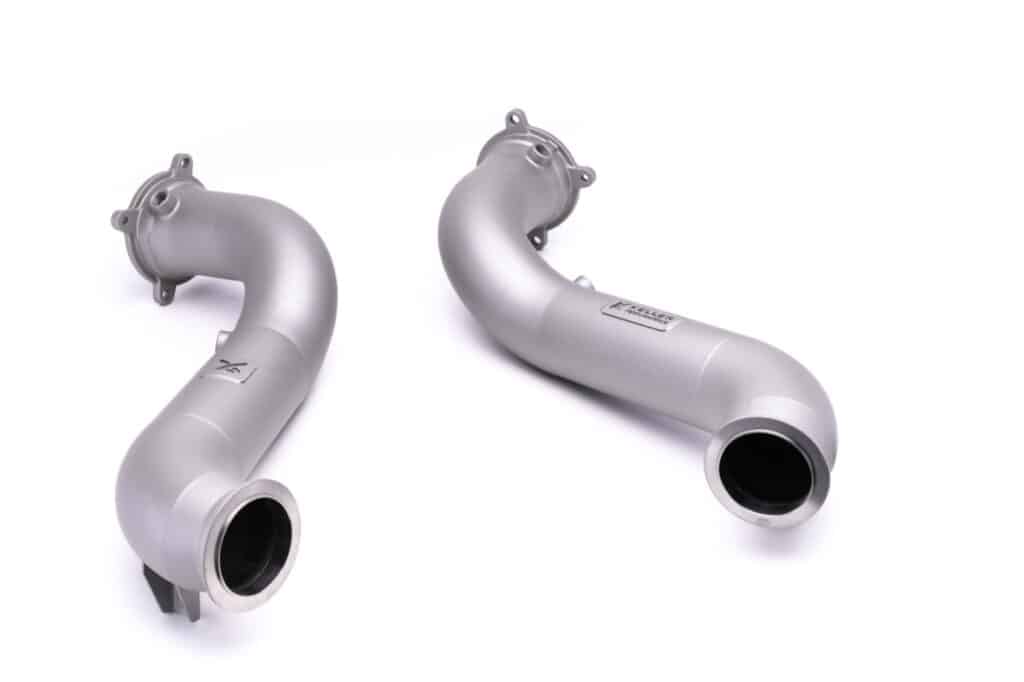 Keller Mclaren 720S Titanium Cerakote Downpipes