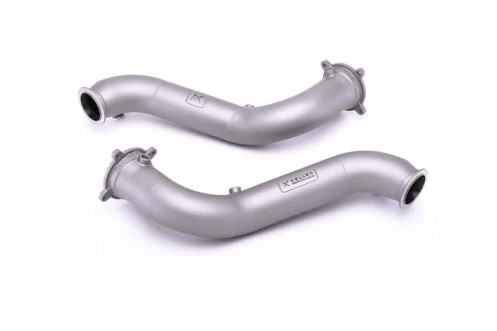 Keller Mclaren 720S Titanium Cerakote Downpipes
