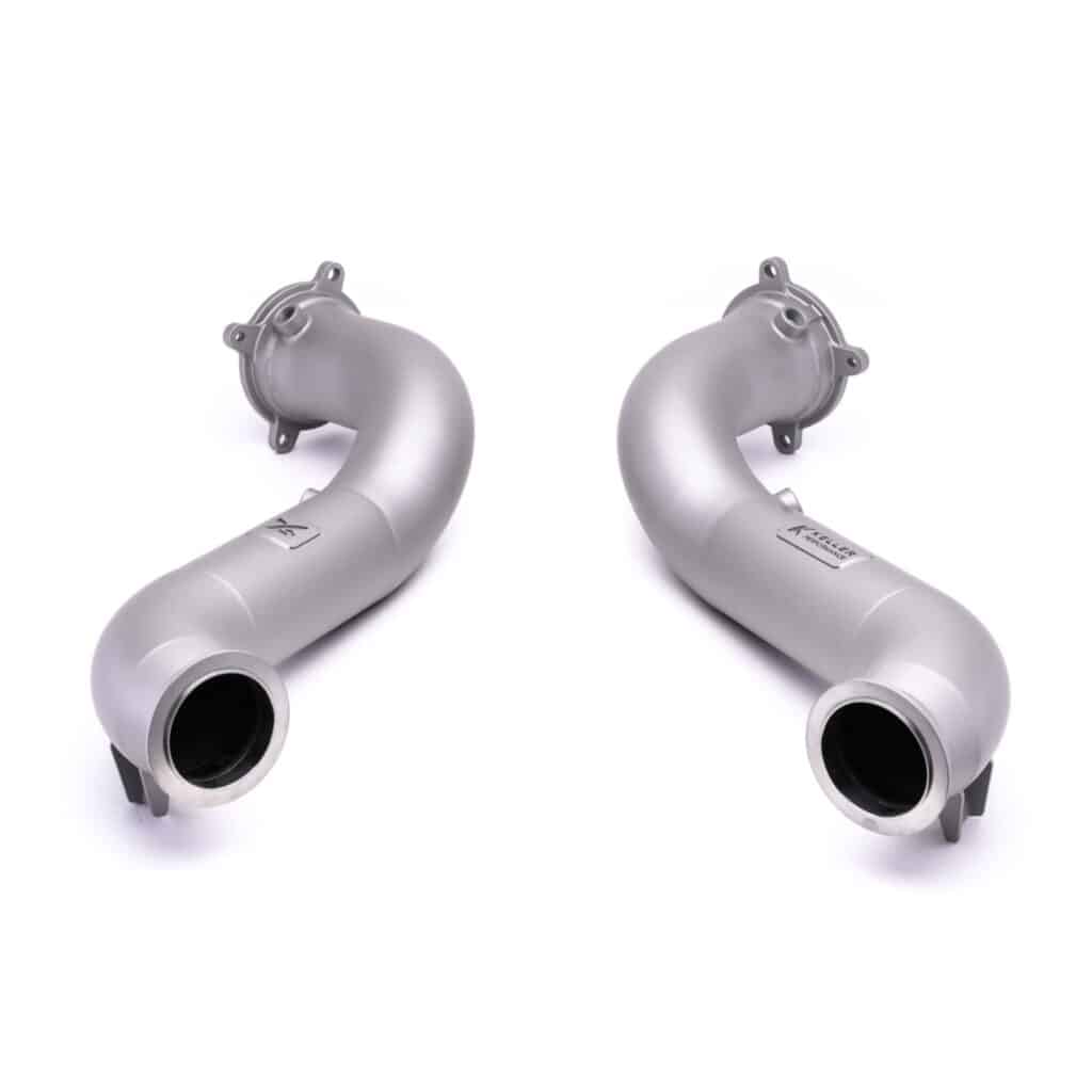 Keller Mclaren 720S Titanium Cerakote Downpipes