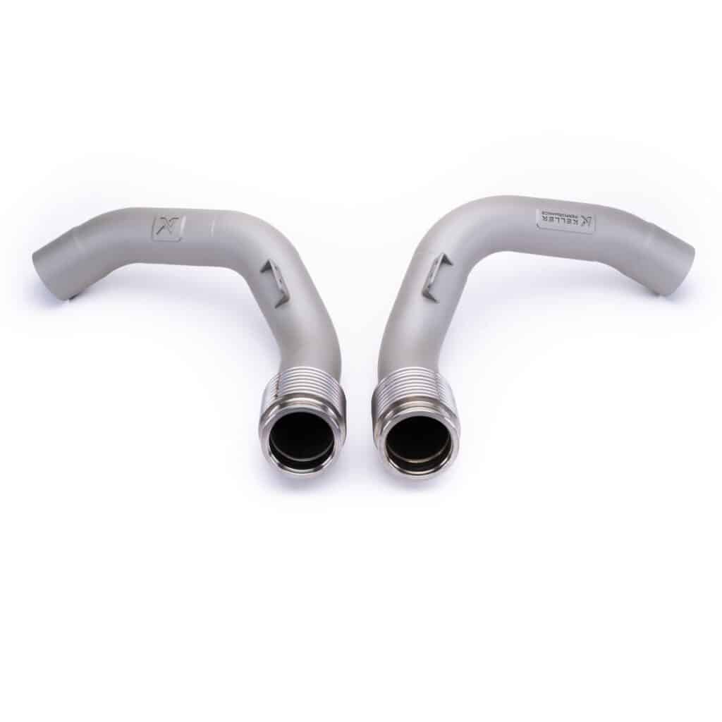 Keller BMW M8 F91/F92/F93 Titanium Cerakote Downpipes/Midpipes Set
