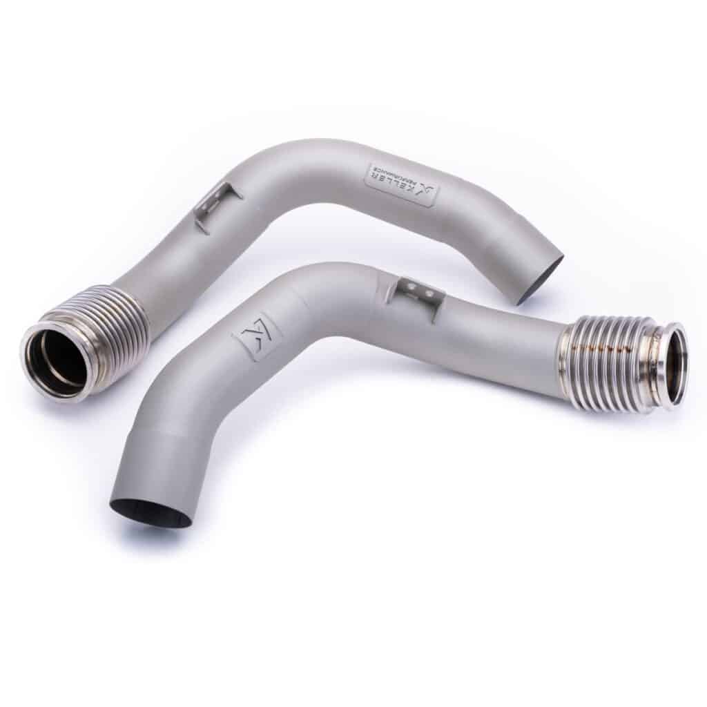 Keller BMW M8 F91/F92/F93 Titanium Cerakote Downpipes/Midpipes Set
