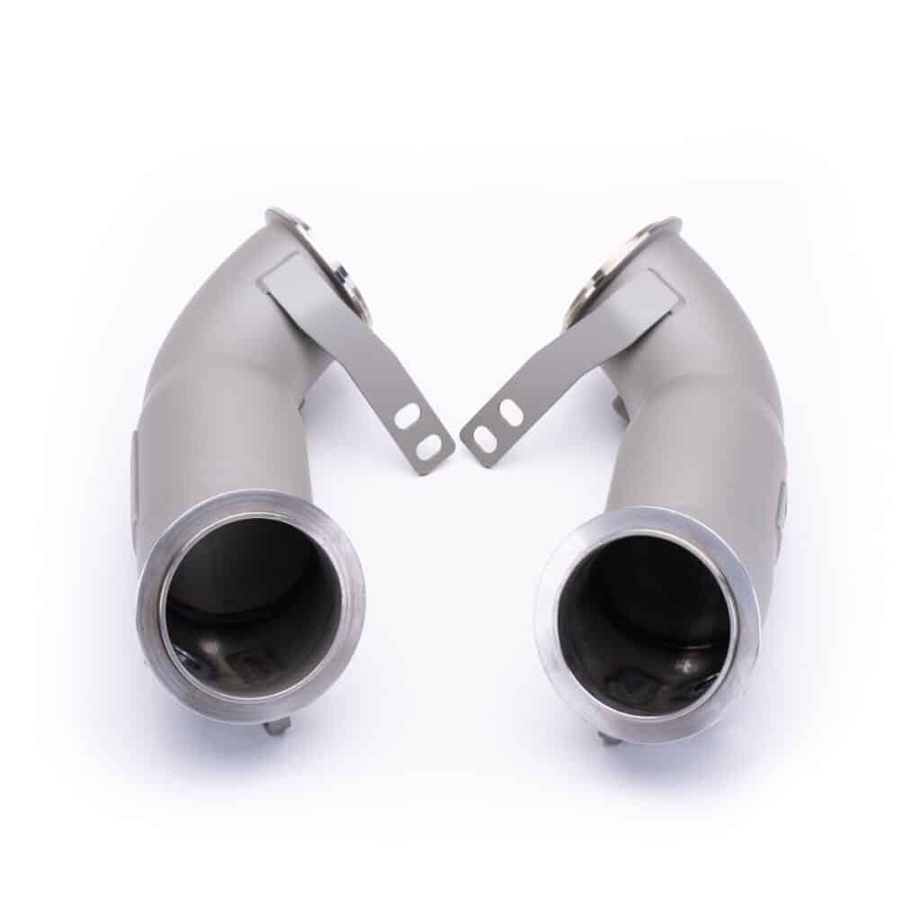 Keller BMW M8 F91/F92/F93 Titanium Cerakote Downpipes/Midpipes Set