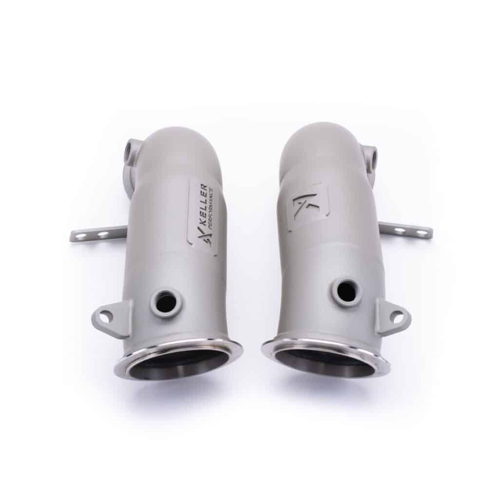 Keller BMW M8 F91/F92/F93 Titanium Cerakote Downpipes/Midpipes Set