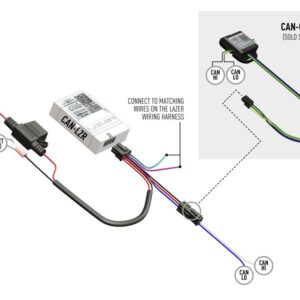 Lazer PL and HB Can-Bus Interface (includes Wiring Kit connection loom)