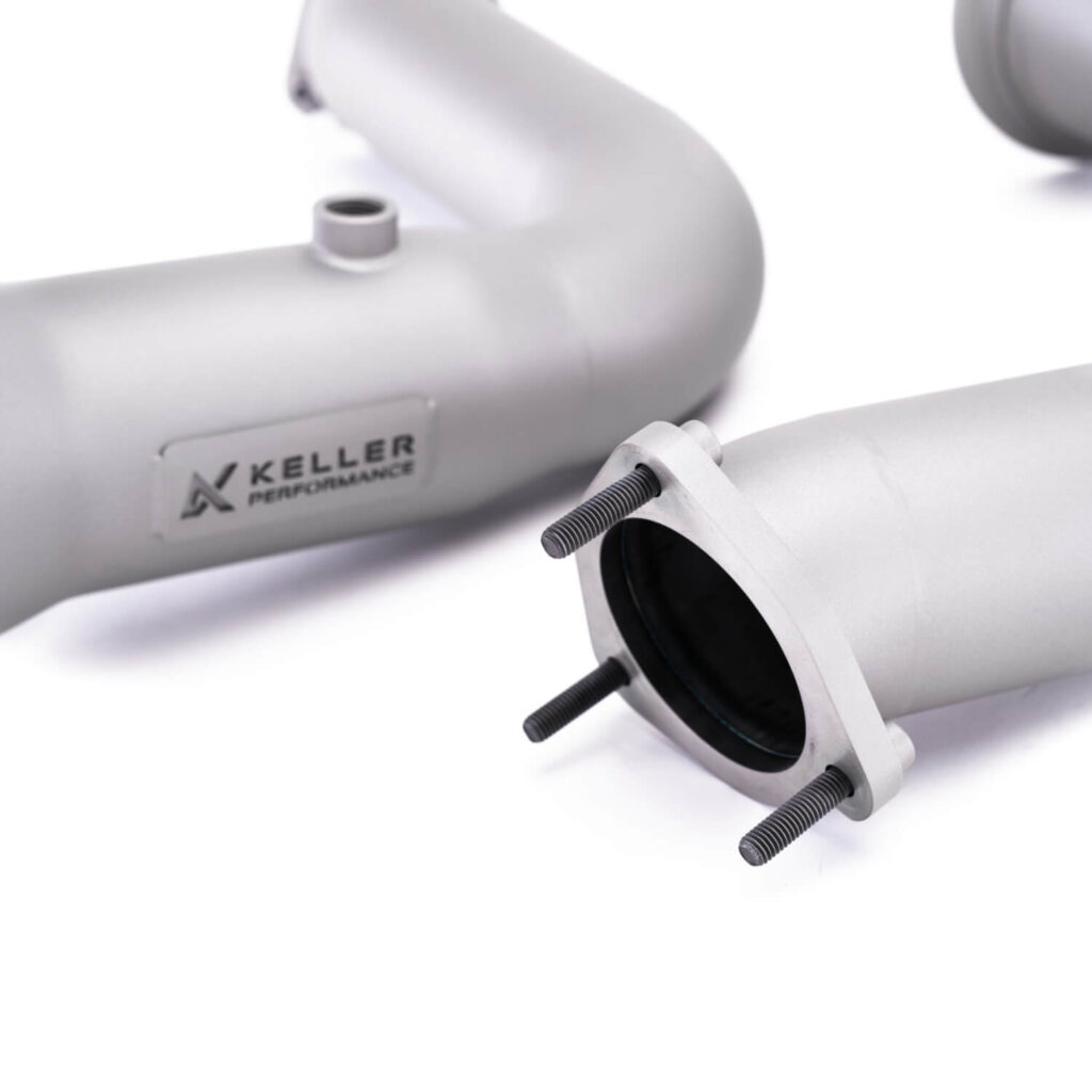 Keller Lamborghini Urus Titanium Cerakote Downpipes