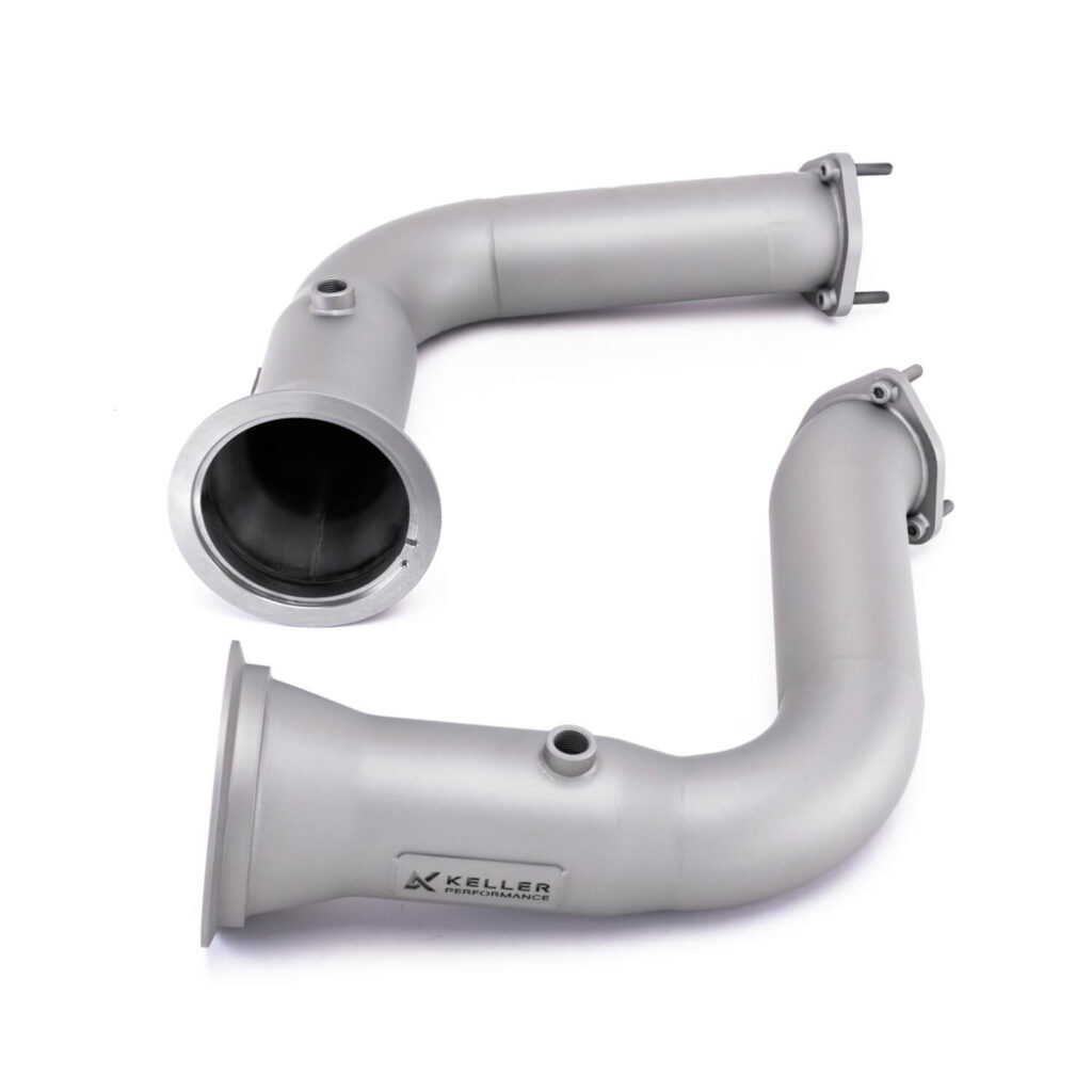 Keller Lamborghini Urus Titanium Cerakote Downpipes