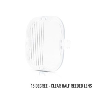 Lazer Half-Reeded Lens - 15 Degrees (RP Series/Utility-80 HD)