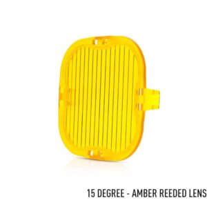 Lazer Amber Reeded Lens - 15 Degrees (RP Series/Utility-80 HD)