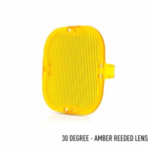 Lazer Amber Reeded Lens - 30 Degrees (RP Series/Utility-80 HD)