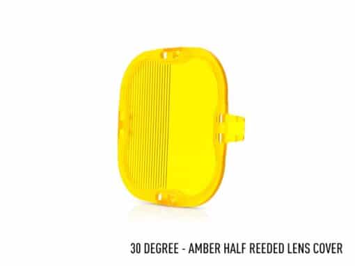 Lazer Amber Half-Reeded Lens - 30 Degrees (RP Series/Utility-80 HD)