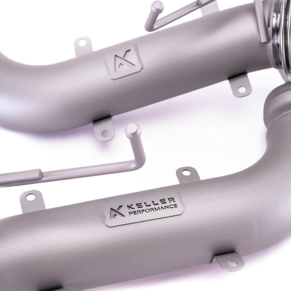 Keller Mclaren 570S/GT 540C 600LT Titanium Cerakote Downpipes