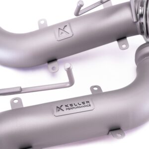Keller Mclaren 570S/GT 540C 600LT Titanium Cerakote Downpipes