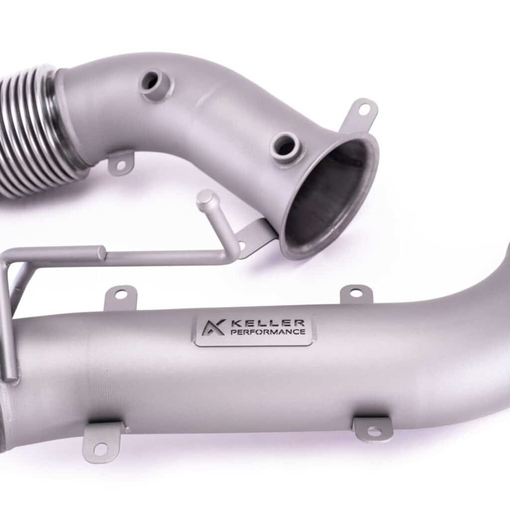 Keller Mclaren 570S/GT 540C 600LT Titanium Cerakote Downpipes