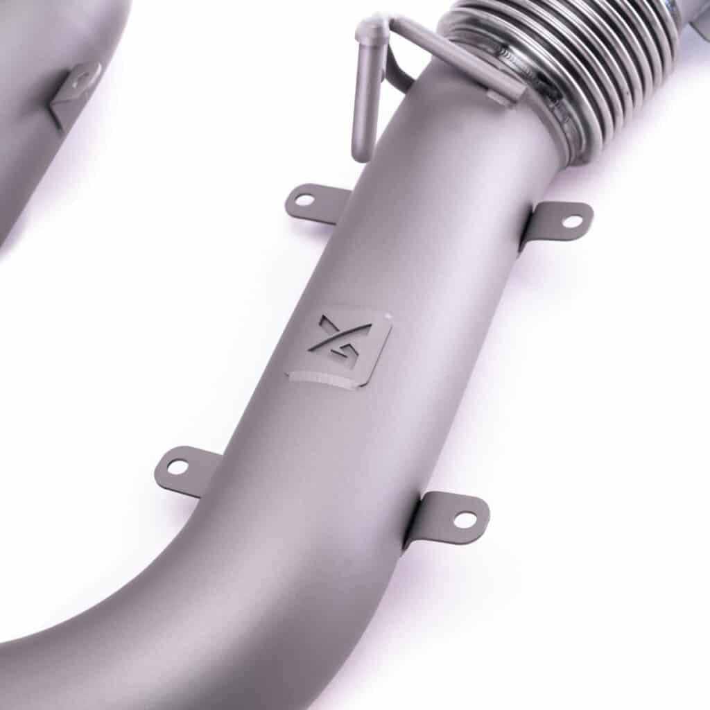 Keller Mclaren 570S/GT 540C 600LT Titanium Cerakote Downpipes