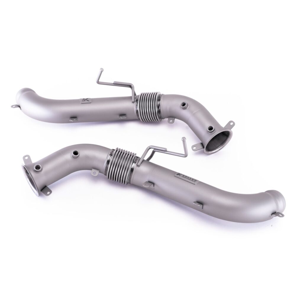 Keller Mclaren 570S/GT 540C 600LT Titanium Cerakote Downpipes