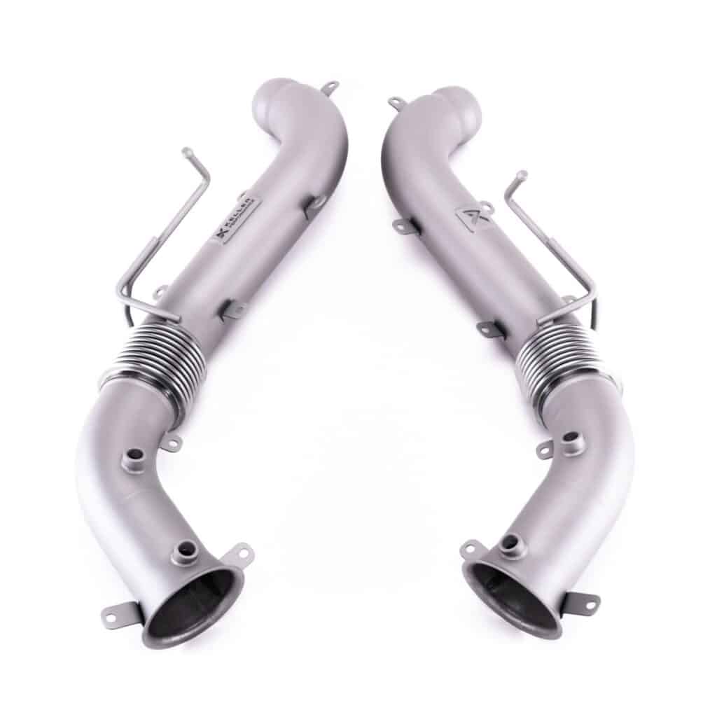 Keller Mclaren 570S/GT 540C 600LT Titanium Cerakote Downpipes