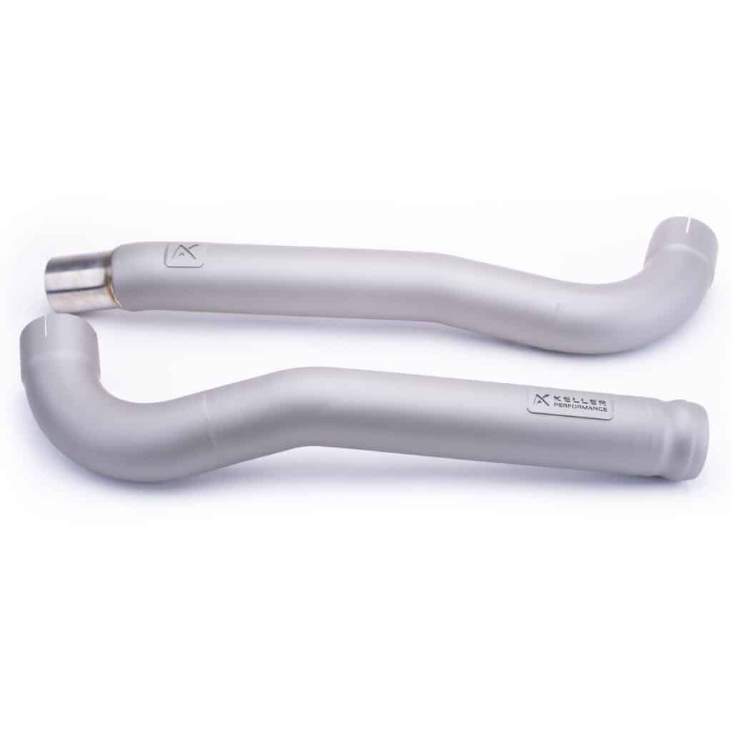 Keller Mercedes AMG GT Titanium Cerakote Downpipes