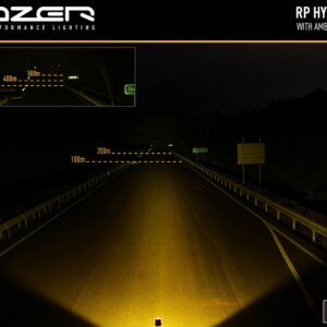 Lazer Amber Half-Reeded Lens - 15 Degrees (RP Series/Utility-80 HD)