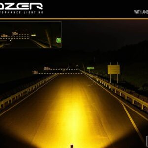 Lazer Amber Reeded Lens - 30 Degrees (RP Series/Utility-80 HD)