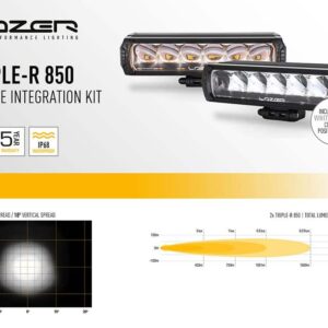 Lazer Lamps FORD RANGER WILDTRAK (2023+) GRILLE KIT - TRIPLE-R 850