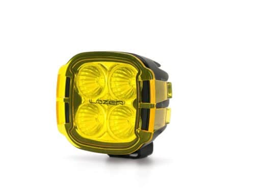 Lazer Utility-25 - Amber Lens Cover (with Weatherproof Gasket)