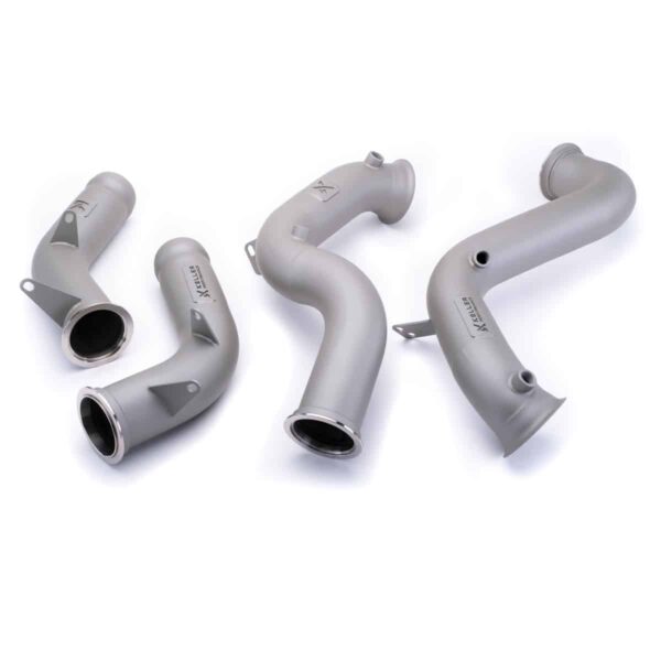 Keller Mercedes E63S W213 AMG Titanium Cerakote Downpipes