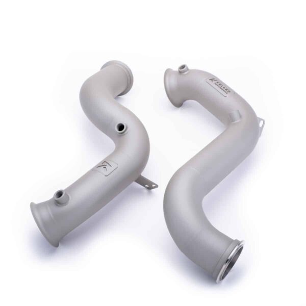 Keller Mercedes E63S W213 AMG Titanium Cerakote Downpipes