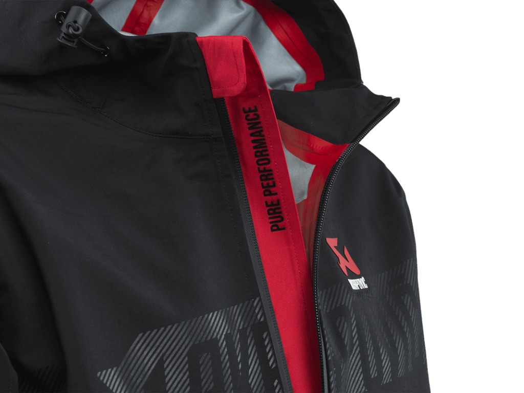 Akrapovič Corpo Rain Jacket Black Women's - OPSHOLDERS Akrapovič Corpo Rain Jacket Black Women's