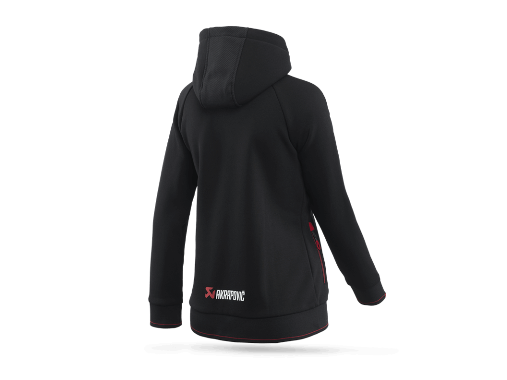 Akrapovič Corpo Zip Hoodie Black Women's