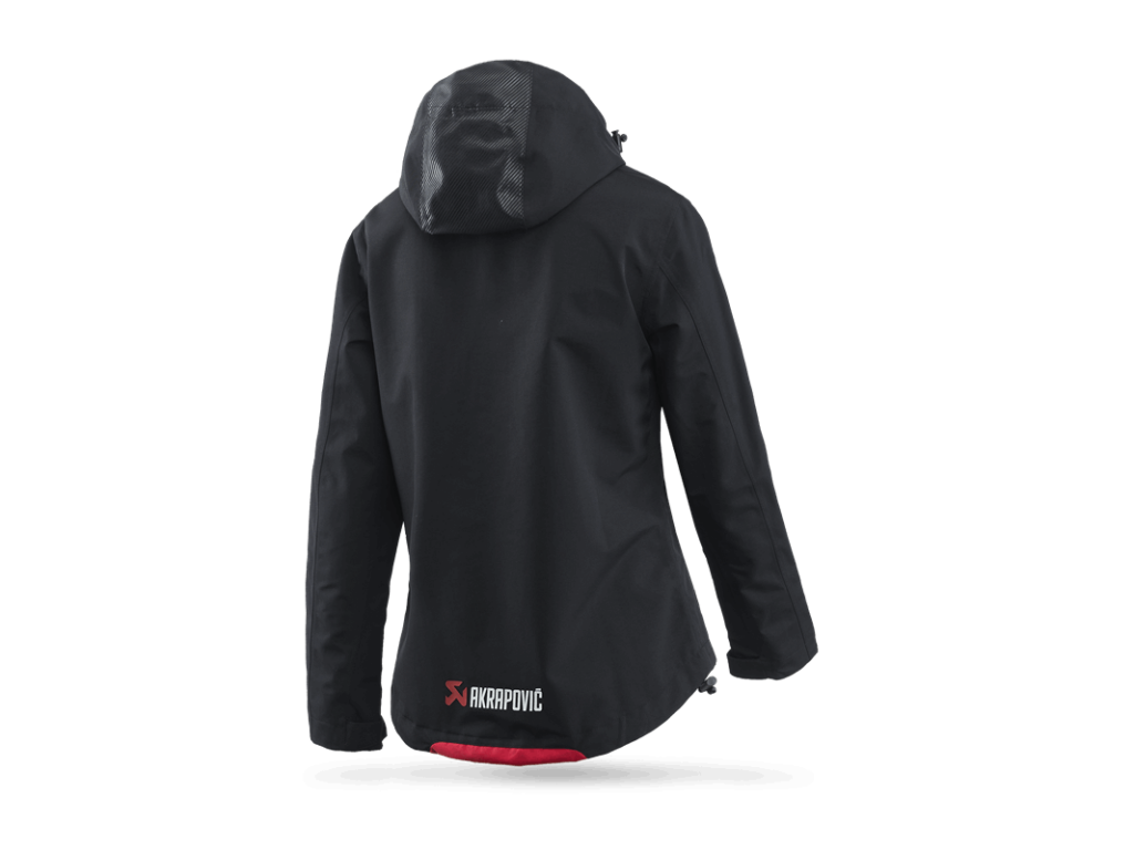 Akrapovič Corpo Rain Jacket Black Women's - OPSHOLDERS Akrapovič Corpo Rain Jacket Black Women's