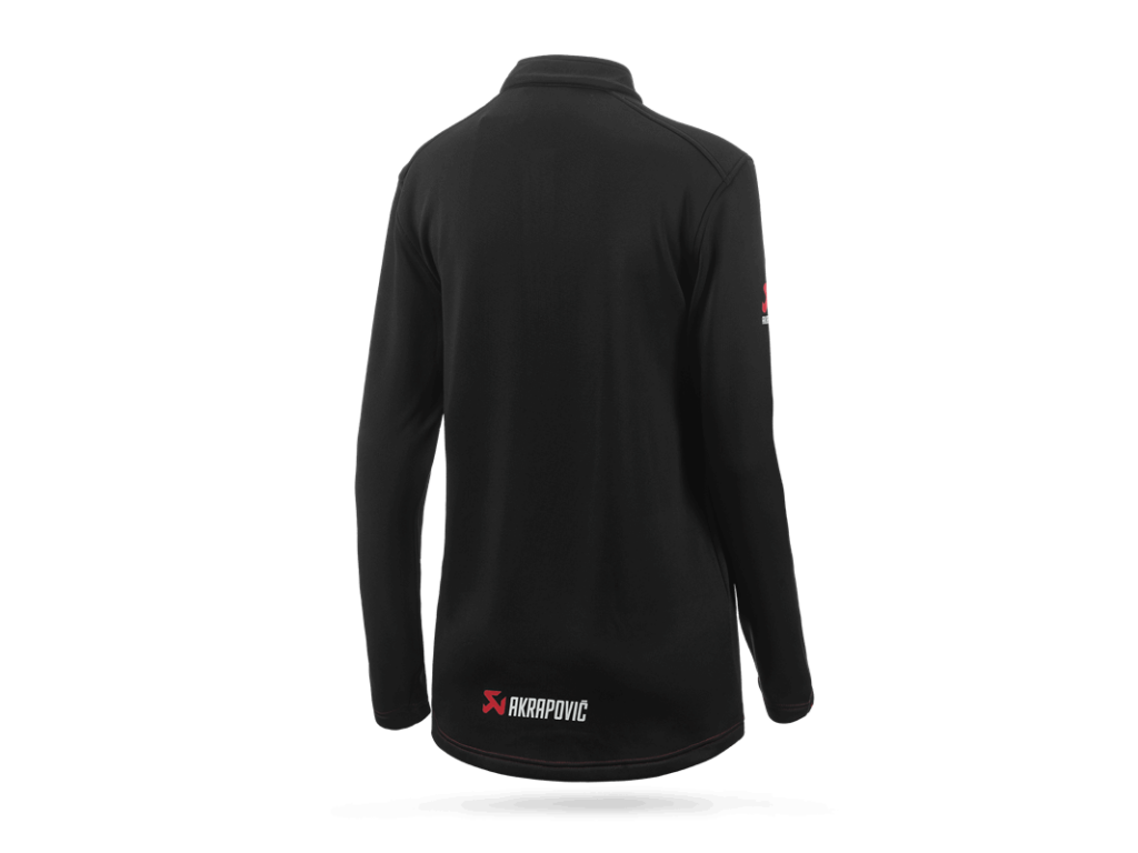 Akrapovič Corpo Turtleneck Zip Black Women’s - OPSHOLDERS Akrapovič Corpo Turtleneck Zip Black Women’s