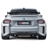 Akrapovič Rear Chopped Carbon Fibre Diffuser - Matte | M2 Coupé (G87) - OPF/GPF