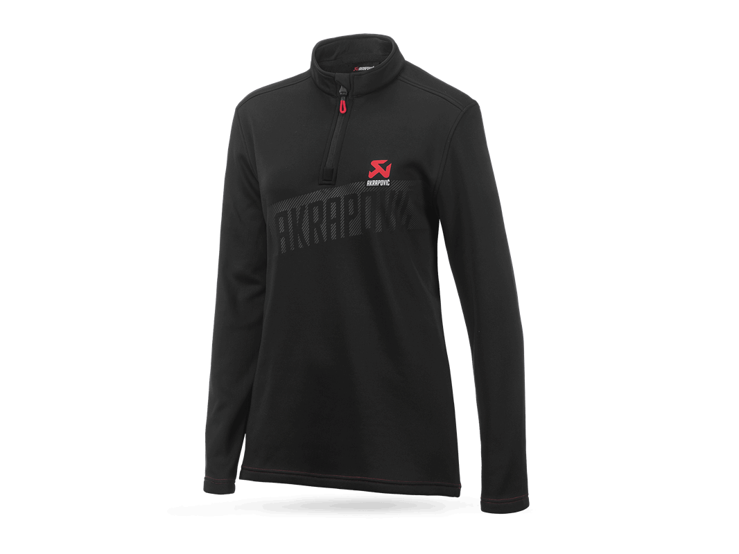 Akrapovič Corpo Turtleneck Zip Black Women’s - OPSHOLDERS Akrapovič Corpo Turtleneck Zip Black Women’s