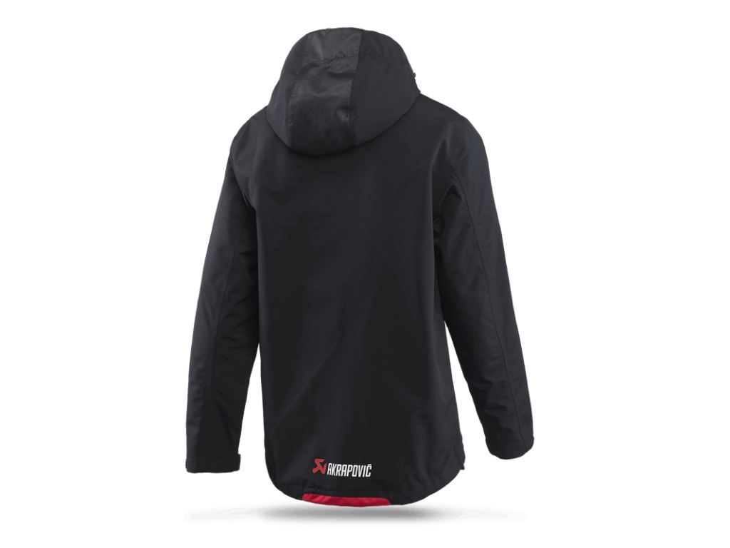 Akrapovič Corpo Rain Jacket Black Men's - OPSHOLDERS Akrapovič Corpo Rain Jacket Black Men's